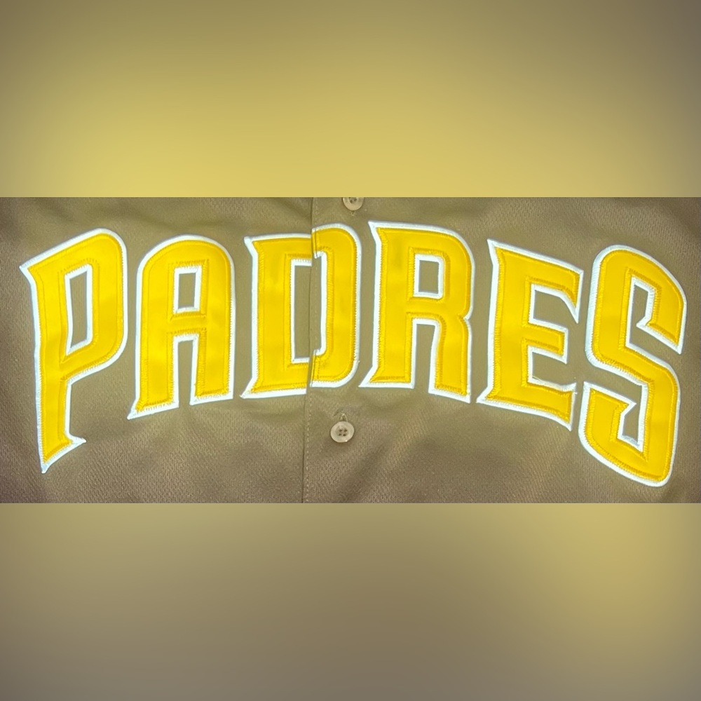 Manny Machado San Diego Padres 50th Anniversary Majestic Baseball Jersey - Picture 4 of 10